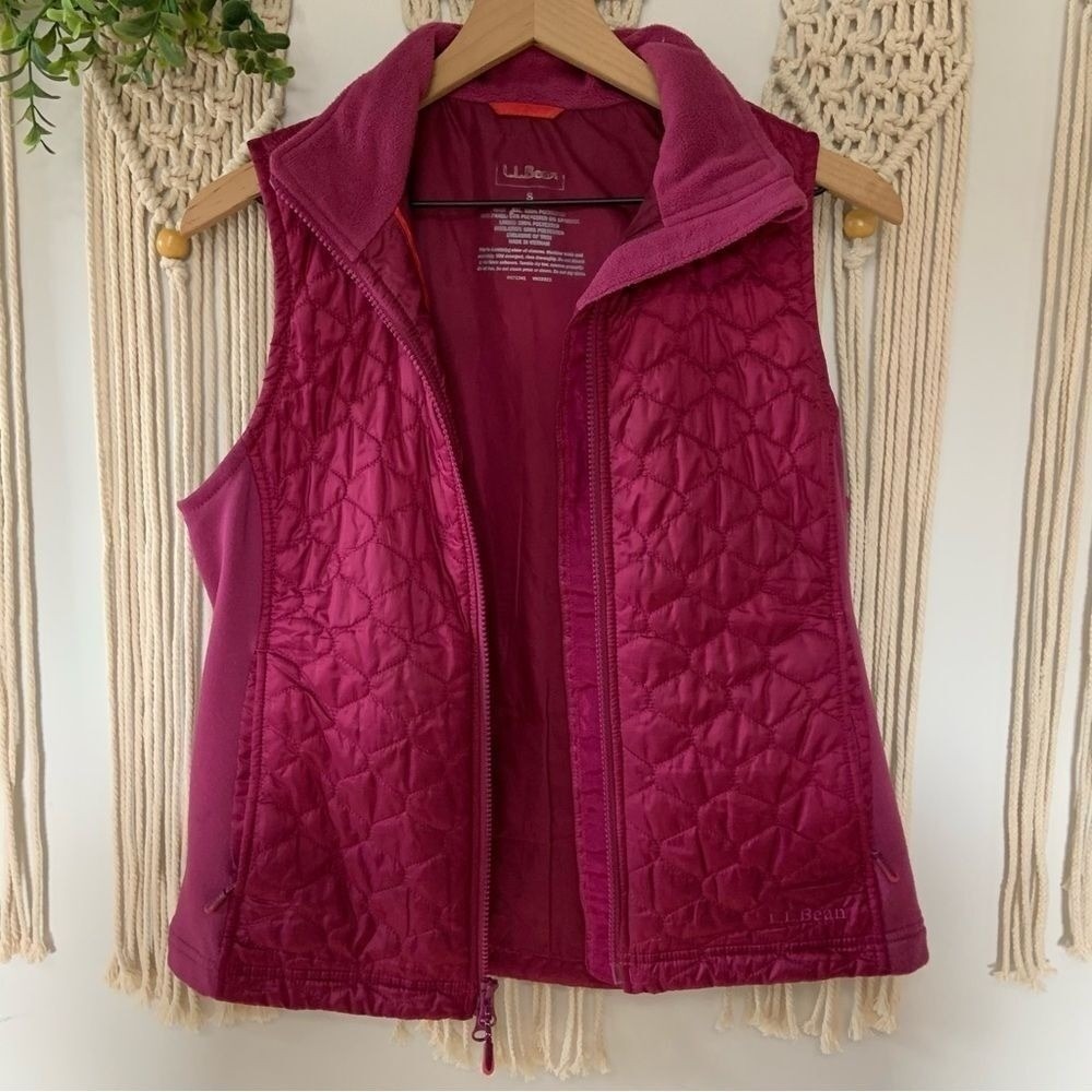L.L. BEAN Women's Quilted Thinsulate Full Zip Fitness Vest Size Small - Picture 6 of 10